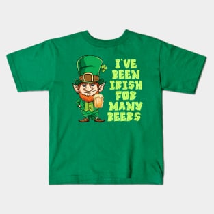 I've Been Irish For Many Beer St Patrick's Day T-Shirt Kids T-Shirt